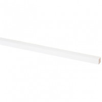 Schaaflat grenen gegrond wit, 15 x 15 mm, 270 cm