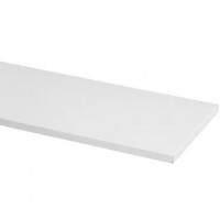 Schaaflat grenen gegrond wit, 9,5 x 145 mm, 270 cm