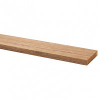 Schaaflat hardhout 12 x 69 mm, 210 cm