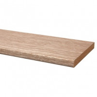 Schaaflat hardhout 21 x 190 mm, 240 cm
