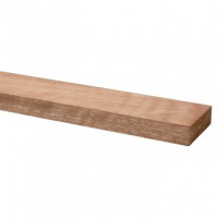 Schaaflat hardhout 21 x 69 mm, 210 cm