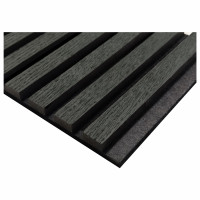 Akoestische wandpaneel zwart eiken, 260 x 52,6 cm, dikte 22mm, HM4412