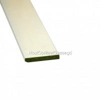 MDF plint wit gegrond 12 x 90 mm