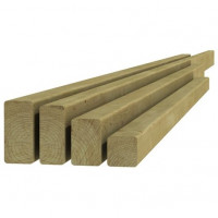 Scandinavisch vuren regel 4,5 x 4,5 x 300 cm