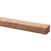 Schaaflat hardhout 27 x 44 mm, 210 cm
