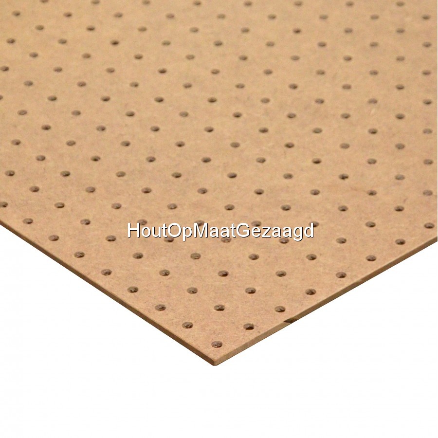 vragen regelmatig brug Hardboard geperforeerd bedplaat 200 x 122cm - HoutOpMaatGezaagd.be